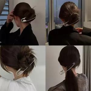 여신 헤어 집게핀 특대형 옷핀 디자인 헤어핀 머리집게 머리핀 긴머리 올림머리 대왕집게핀 데일리 헤어