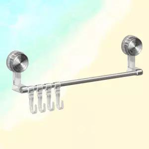 흡착식 수건걸이 타올걸이 무타공 실내화 정리대