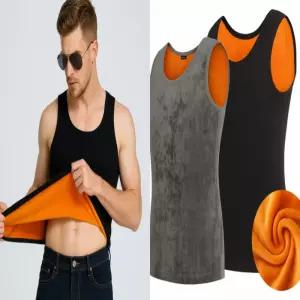 남자 기모안감 겨울 초박형 민소매 내복나시 이너티 PiC6+6bLI