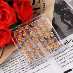 투명 칸막이 콩알금 아크릴 케이스 36구