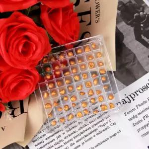 투명 칸막이 콩알금 아크릴 케이스 64구