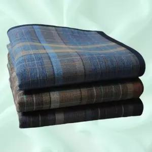 큰손수건 단체선물 등산 휴대용 체크 선물용 손수건