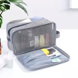 워시백 세면파우치 휴대용 수건 치약 칫솔 fKv9+7YGb