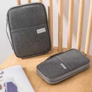 여행용 올인원 지갑 파우치 여권 커버 케이스 안전 보관 가방 nLv6+7lxm