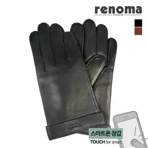매장정품 renoma 스마트터치 패치포인트 남성 가죽장갑 RU-12952 1221222