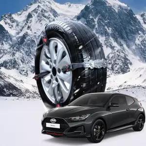 올뉴벨로스터 시즌2 벨트형 스노우 타이어체인 미끄럼방지