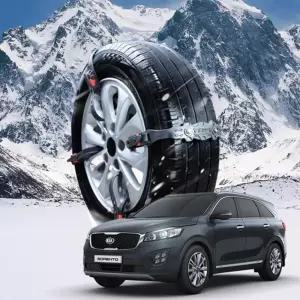 올뉴쏘렌토 시즌2 벨트형 스노우 타이어체인 미끄럼방지