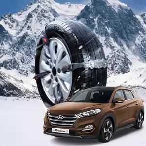 투싼 시즌2 벨트형 스노우 타이어체인 미끄럼방지