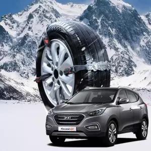 뉴투싼IX 시즌2 벨트형 스노우 타이어체인 미끄럼방지