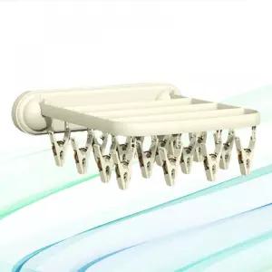 다용도 접이식 옷걸이 벽걸이 수납 행거