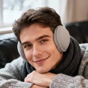 히키스 극세사 접이식 방한귀마개 접이식 겨울 귀도리 여성 남성 커플 EM60