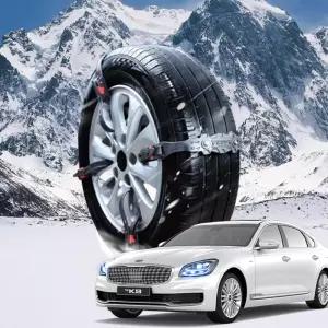 더뉴K9 시즌2 벨트형 스노우 타이어체인 미끄럼방지