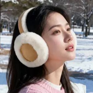 히키스 벨벳 베이직 방한귀마개 접이식 겨울 귀도리 여성 남성 커플 FE50