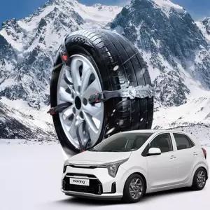 더뉴모닝 시즌2 벨트형 스노우 타이어체인 미끄럼방지