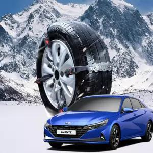 아반떼CN7 시즌2 벨트형 스노우 타이어체인 미끄럼방지