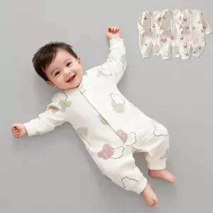 누빔 몽글패턴 순면 긴팔 우주복 206040