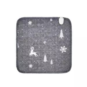 한일의료기 1인용 전기방석 손세탁 온열방석 눈꽃사슴