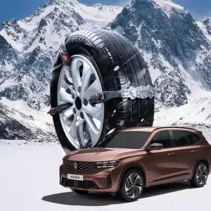 콜레오스 시즌2 벨트형 스노우 타이어체인 미끄럼방지