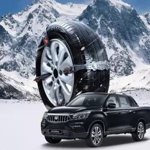 렉스턴스포츠칸 시즌2 벨트형 스노우 타이어체인 미끄럼방지