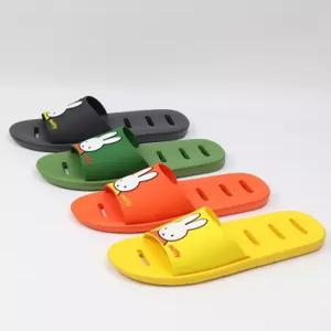 PVC 욕실 슬리퍼 토끼 프린트 발가락 개방 욕실화 128459