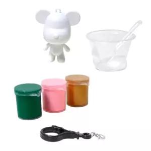 키즈맘아트 푸어링 아트 페인트 오브제 키링 만들기 조이 세트