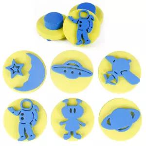 키즈맘아트 도장놀이 스탬프 키즈 퍼니 6종세트 (우주탐험)