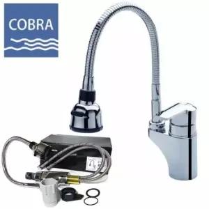 샤워수전 삼원수준 311 원핸드 분사 싱크대 자바라 수전 세트