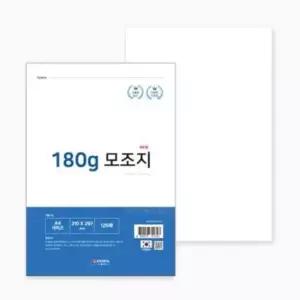 백상지 펜피아 모조지 상장용지 두꺼운 A4 180g 125매
