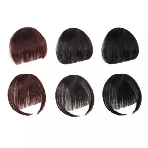 인모 앞머리 똑딱이 헤어피스 1P 풀뱅 탑커버 가발 앞머리가발