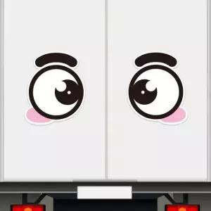 왕눈이2 고휘도반사 2270x328mm 대형 차량스티커 고휘도