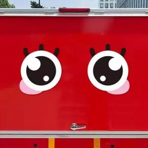 왕눈이3 200x242mm 자동차스티커 졸음운전방지 고휘도