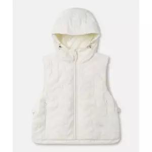 코오롱 KOLON SPORTS SPORT 여성 키퍼 크롭 후드 인슐레이션 베스트 TVVAS26402IVO 455877