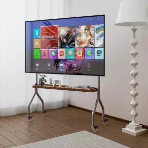 이동식 티비거치대 바퀴형 티비받침대 80인치까지 초대형 TV스탠드
