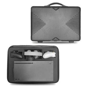 XX 시리즈 X 휴대용 케이스, XSX 콘솔 / 컨트롤러 헤드셋 게임 및 기타 액세서리와 호환 - 하드 쉘과 맞춤형 폼이 있는 보호 여행용 케이스(오리지널 Xbox 스타일)