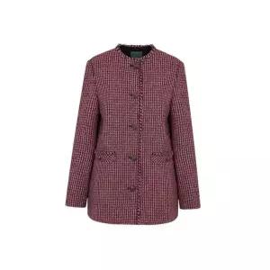 [매장정품] 크로커다일 LADIES [크로커다일 레이디]팬시한 지도리체크코트 CLEWCT108