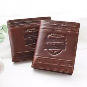 Y304 몬타나블루 천연소가죽 반지갑 중지갑 남성지갑