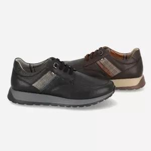 엘칸토 HC09 남성 초경량 투톤 배색 데크슈즈 (블랙/브라운) LCMC63U613-4