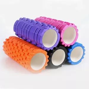 운동 전후 종아리 허리 스트레칭 지압 폼롤러