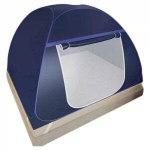 난방텐트 원터치 원터치텐트 보온 암막 방풍 190x100x135cm 모기장 사각 침대