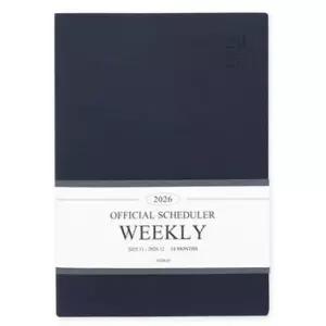 [문구/오피스] 다음 주간 다이어리 네이비 스케줄러 빅 플래너
