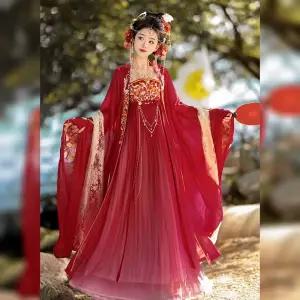 선녀복 축제 원피스 중국 의상 중국전통의상 코스튬 드레스