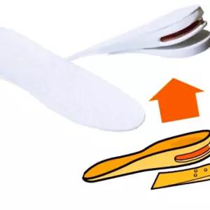 에어캡 2단 분리 깔창 3cm 키높이 화이트 3W8E084220