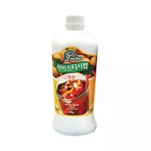 세미 아이스티 레몬시럽 2kg 액상시럽 음료 베이스 아이스티시럽 레몬농축액 액상베이스