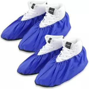 재사용 가능한 부츠 신발 커버는 바닥 카펫 신발과 방을 깨끗하게 유지하기 위해 미끄럼 방지 및 세탁이