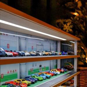 투명 진열장 블랙칸개 정리함 나무 신발 캐비닛 인형진열장 수납 피규어 접이식 인형