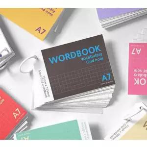 A7 링단어장 5P 그리드 워드북 영어 암기 수첩 노트