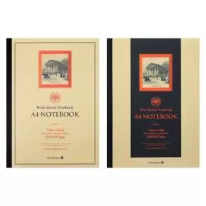 모닝글로리 A4사이즈 크로스 제본노트 아카데미