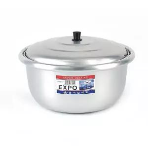 [하프클럽/브이와이]가정 업소용 알루미늄 새마을솥 양은 국솥 40cm