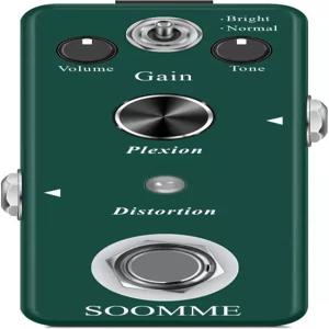 전기 기타 베이스 트루 바이패스를 위한 SOOMME 디스토션 페달 미니 싱글 이펙트 (디스토션)