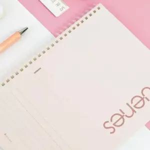 깔끔한 유선 소프트 스프링 노트 3P 필기 학생 공책